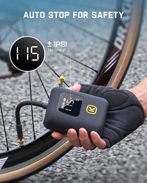 Fanttik X8 Ace Bike Pump 150PSI Fast Portable Tire Inflator, Cordless - Image 4