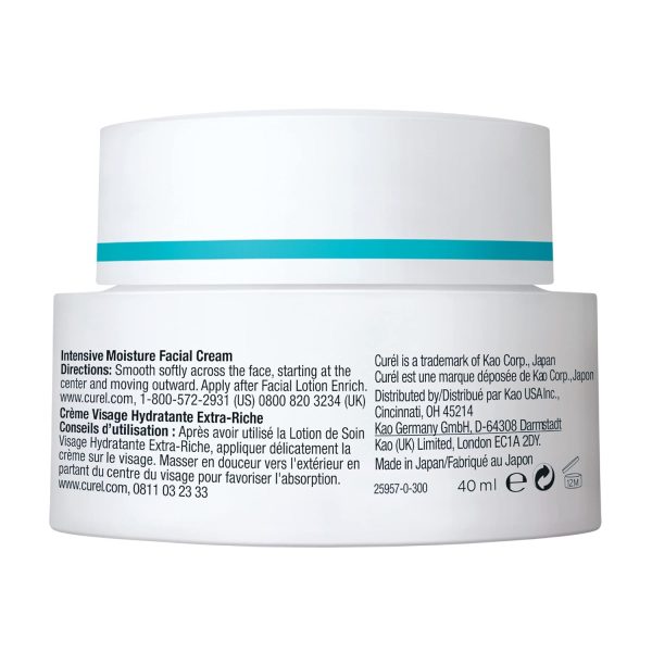 Curel Japanese Skin Care Intensive Face Moisturizer Cream, Face Lotion for - Image 11