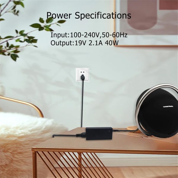19V AC/DC Charger Adapter Compatible with Harman Kardon Onyx Studio 1 2 3 4 - Image 3