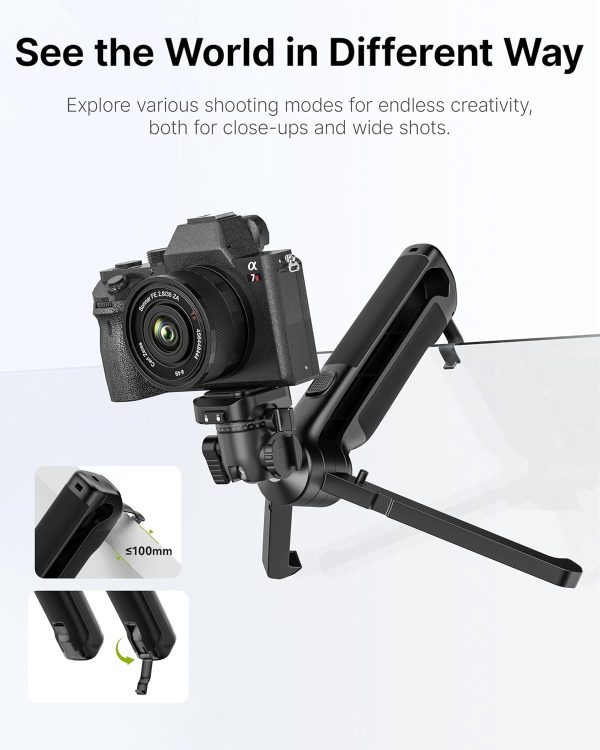 ULANZI TT38 Mini Tripod for Camera, One-Click Open Tabletop Camera Tripod - Image 5