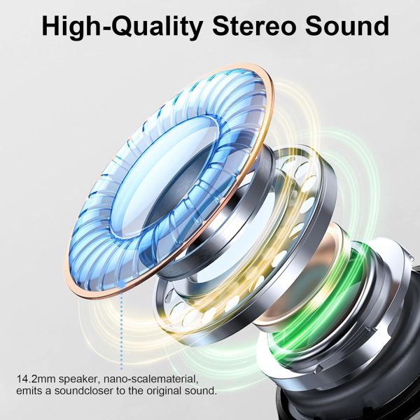 Wireless Earbuds, Bluetooth 5.4 Earbuds Hi-Fi Stereo Bass, 3.6g Mini Ear - Image 3