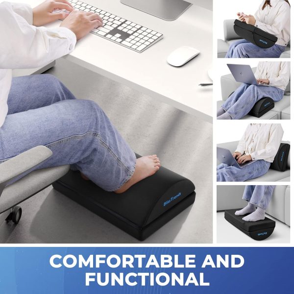 BlissTrends Foot Rest for Under Desk at Work-Versatile Foot Stool with - Image 6