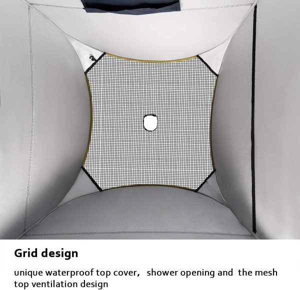 ROPODA Pop Up Tent 83inches x 48inches x 48inches, Upgrade Privacy Tent, - Image 6