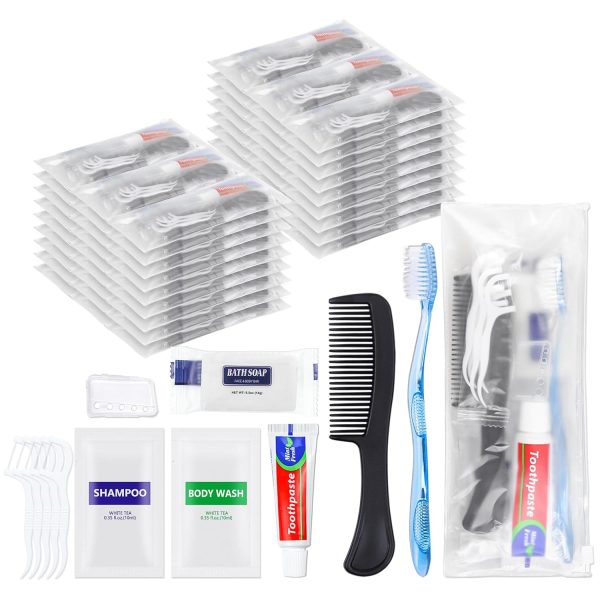 5 Sets Personal Hygiene Kit Basic Toiletry Kits Homeless Supplies Bulk for - Image 7