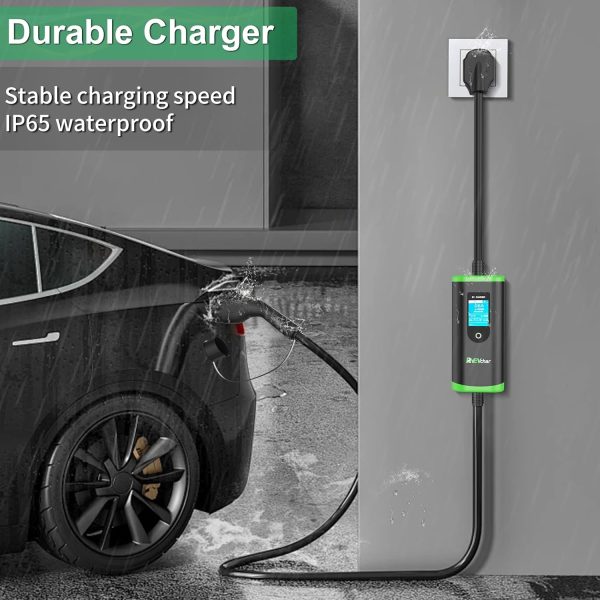 Level 2 EV Charger 32A Adjustable J1772 Electric Vehicle Charger with NEMA - Image 6