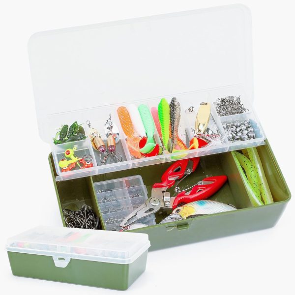 Fishing Lures, 236Pcs Tackle Box with Tackle Included, Crankbaits, Spoon, - Image 8