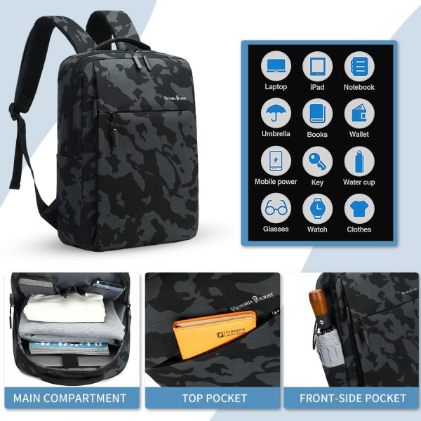 Victoriatourist Camo Backpack, Camouflage Travel Laptop Backpack, - Image 4