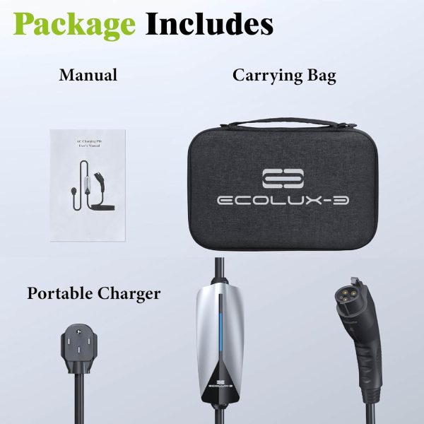 Premium Portable EV Charger, Direct Charge Easy Use, Level 2 (240V 32A), - Image 7