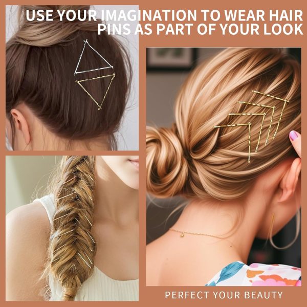 Teenitor Bobby Pins, 250 Pcs 2Inch Bobby Pins Bulk for Women Girls, Silver, - Image 6
