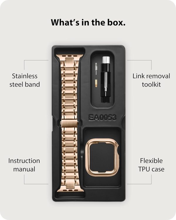Fullmosa Compatible Metal Apple Watch Bands 41mm 40mm 38mm 49mm 46mm 45mm 4 - Image 7