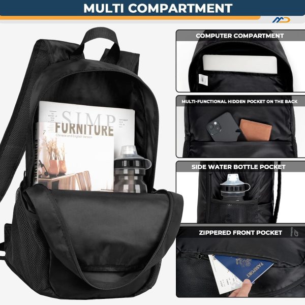Hiking Daypack 30L Waterproof and Wear-resistant Packable Foldable Backpack - Image 3
