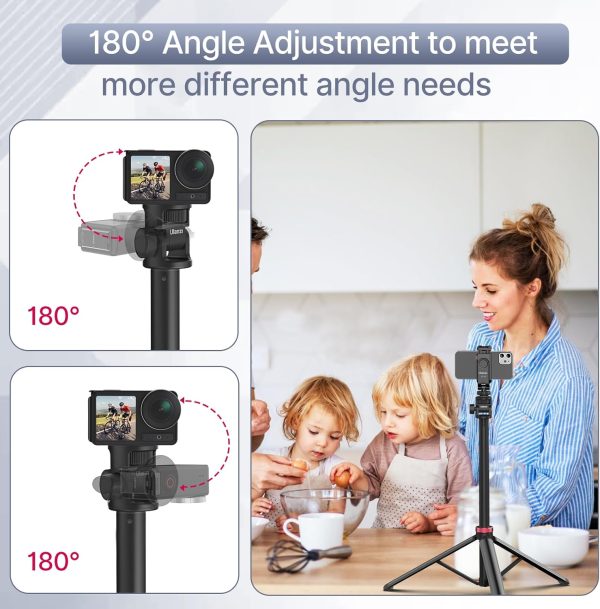 ULANZI MT-79 Extendable Tripod Aluminum, 81" Portable Adjustable Light - Image 3
