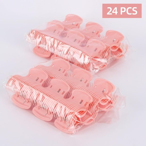 Tbestmax 24 Hot Roller Clips for Hair Curler Claw Clip Replacement Hair - Image 2