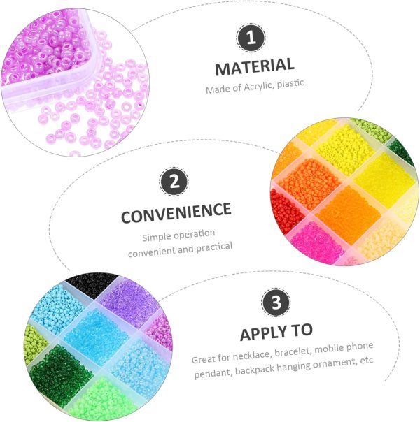 NUOBESTY 1 Set Beading Material Beads Charms Bead Spinner Necklace Holder - Image 8