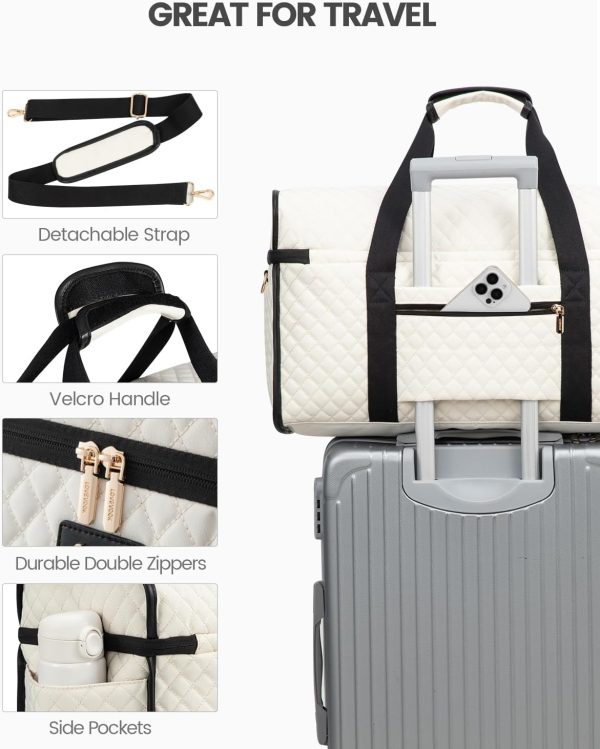 LOVEVOOK Travel Duffle Bag, Weekender Bags For Women, Carry On Duffel Bags - Image 8