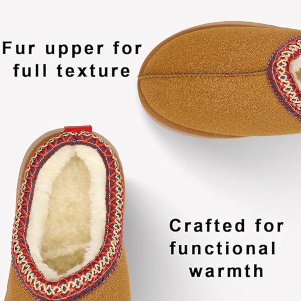 Women's Slippers Platform Mini Boots Short Ankle Boot Women Slippers Slip - Image 3