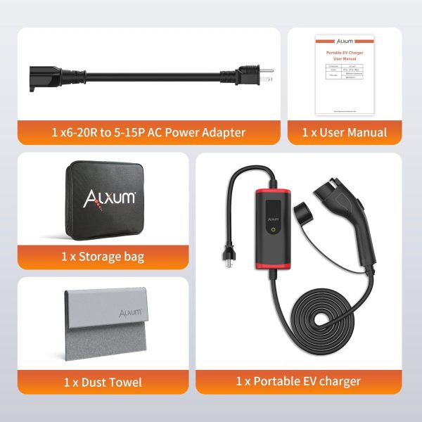 Alxum EV Charger Level 1 Level 2 Electric Car Charger 16A 110V-240V - Image 7