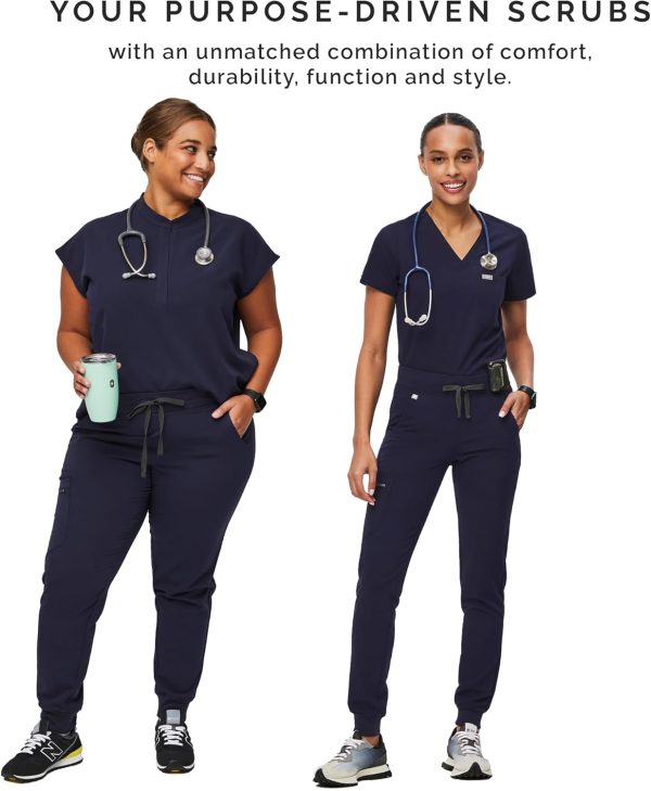 FIGS Zamora Jogger Style Scrub Pants for Women — Slim Fit, 6 Pockets, Yoga - Image 6