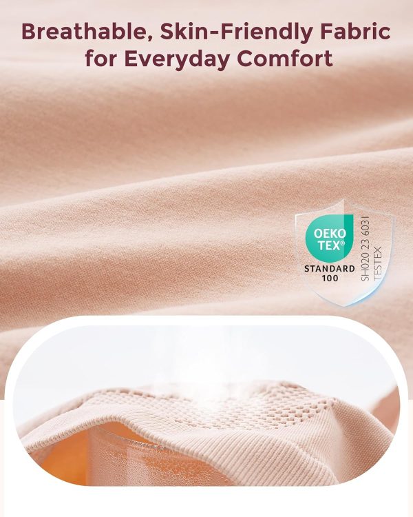 Momcozy Women's Maternity High Waist Underwear Pregnancy Soft Seamless - Image 7