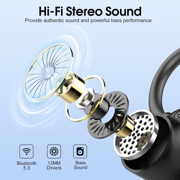 Wireless Earbuds, Sport Headphones Bluetooth 5.3, Ear buds Wireless Earbuds - Image 4
