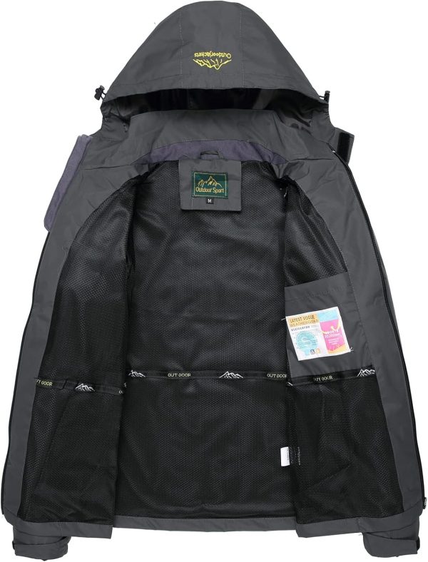 GIISAM Mens Windproof Jacket Waterproof Lightweight Mountain Sport Jacket - Image 3