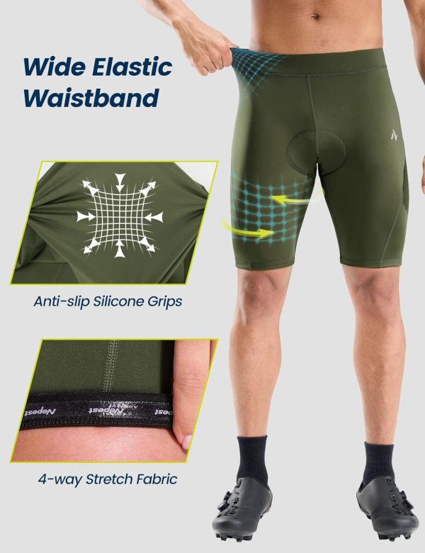 Men's Bike Shorts 4D Padded Cycling Road Biking Riding Biker Bicycle - Image 4
