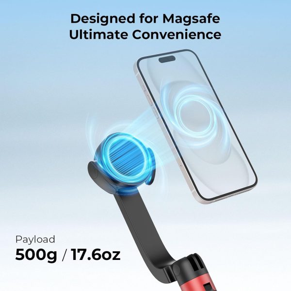 SMALLRIG Magnetic Phone Tripod Stand w Remote, 52" Portable Selfie Stick, - Image 2