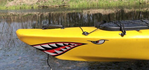 Shark Teeth Mouth Reflective Decals Graphics Sticker Fishing Boat Canoe Car - Image 3