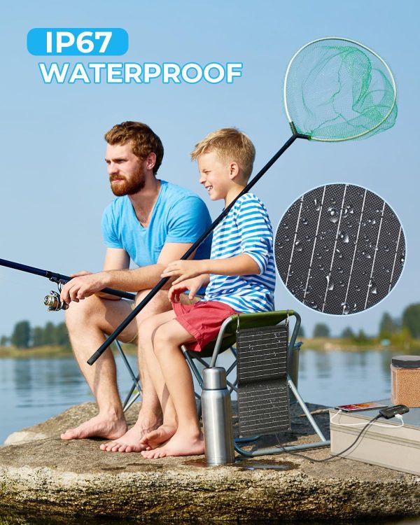 Ecosonique 10W/20W/30W Portable Solar Panel Charger, IP67 Waterproof ETFE - Image 8