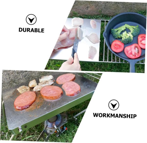 1pc Stainless Steel Grill Charcoal Outdoor Barbecue Rack Grills Grille - Image 4