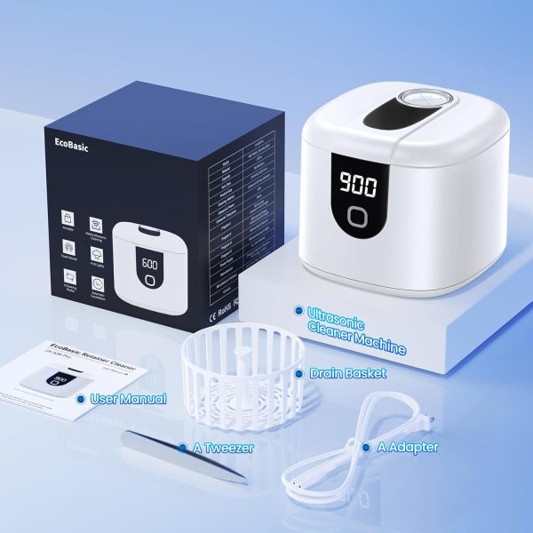 Ultrasonic Retainer Cleaner, 45kHz Retainer Cleaner Machine with 4 Modes - Image 9