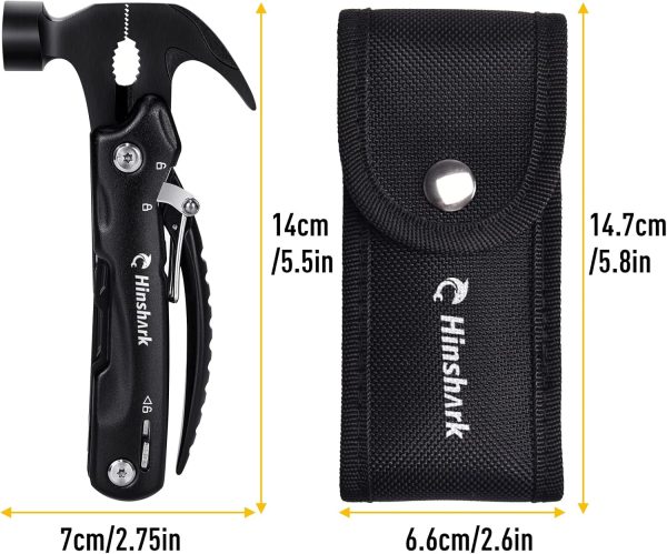 Gifts for Men, Stocking Stuffers for Adults Men Hammer Multitool, Christmas - Image 7
