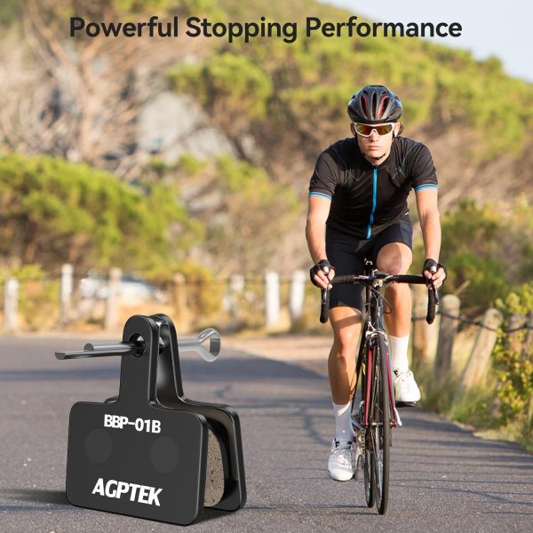 AGPTEK Bike Brake Pads, High-Performance Brake Pads, Disc Brake Pads & - Image 4