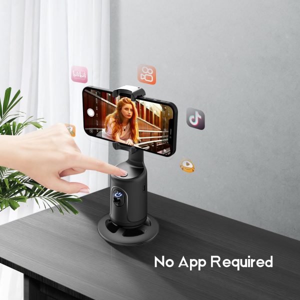 GREEN HOUSE Auto Face Tracking Phone Holder & Mount, 360°Fast Rotation, - Image 4