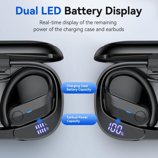Wireless Earbuds Bluetooth Headphones 75Hrs Playtime Sport Earbuds Noise - Image 4