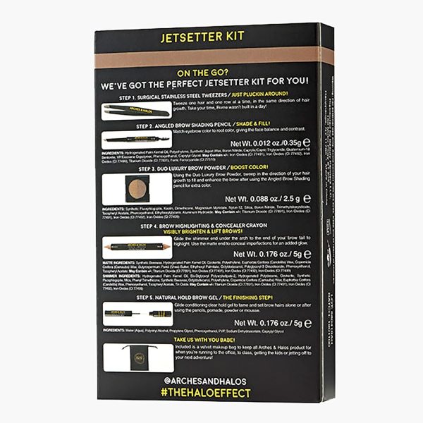 Arches & Halos Jetsetter Kit - Travel Size Kit for Flawless Brow Shaping - Image 3