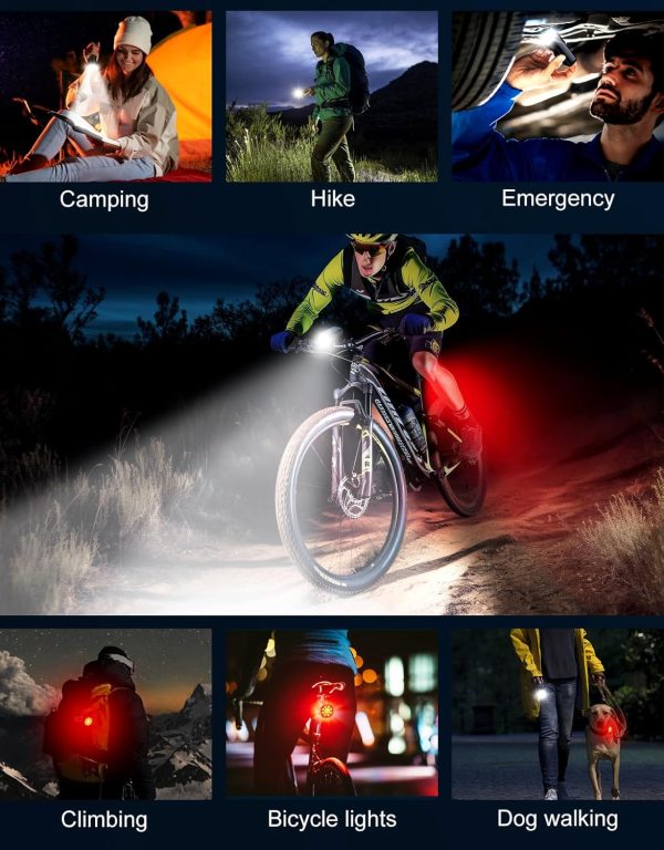 Bike Lights Supper Bright, 1000 Lumens Bike Lights for Night Riding, 8+7 - Image 7