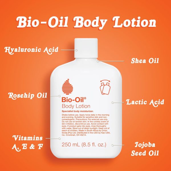 Bio-Oil Moisturizing Body Lotion for Dry Skin, Ultra-Lightweight High-Oil - Image 2