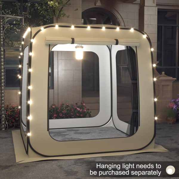 Pop Up Screen Tent House, 6×6 FT Screen Tents for Camping, Portable Screen - Image 7