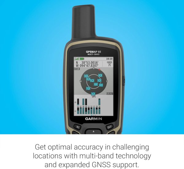Garmin GPSMAP 65, Button-Operated Handheld with Expanded Satellite Support - Image 3