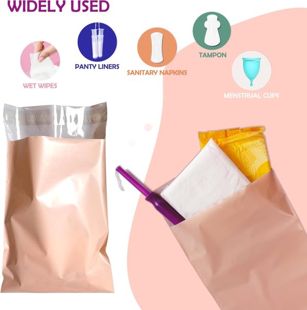 Sanitary Napkin Disposal Bags, 500 Pcs, Self-sealing Seals, Women Sanitary - Image 3