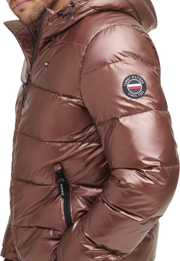 Tommy Hilfiger Mens Hooded Puffer Jacket (Standard and Big & Tall) - Image 5