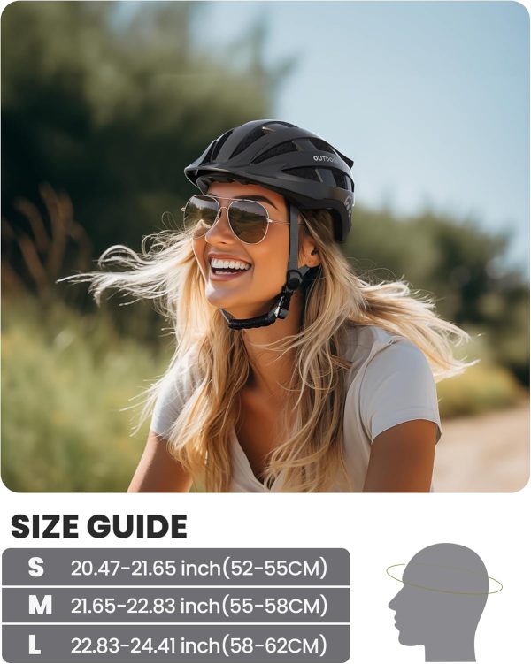 OutdoorMaster Gem II MIPS Bike Helmet with Light - Lightweight Cycling - Image 5