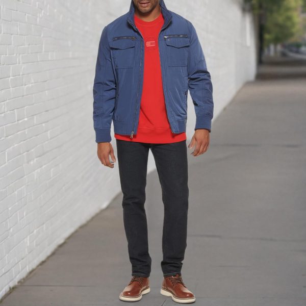 Tommy Hilfiger Men's Water Resistant Performance Bomber Jacket (Standard - Image 4