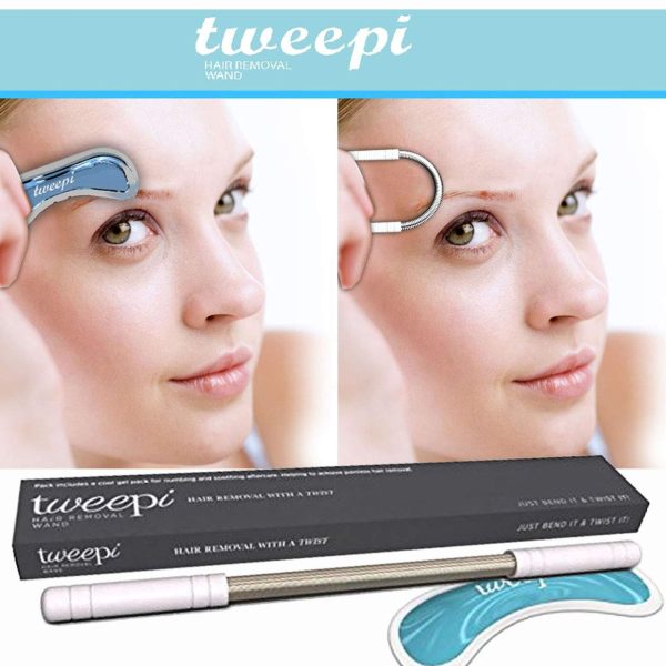 Hair Removal Wand- With Upper Lip Shaped Cool Gel Pack for Numbing and - Image 3