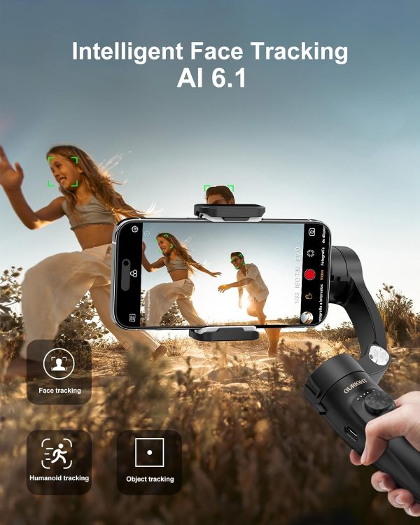 Gimbal stabilizer for iPhone,celular Portable Collapsible Phone stabilizer, - Image 4