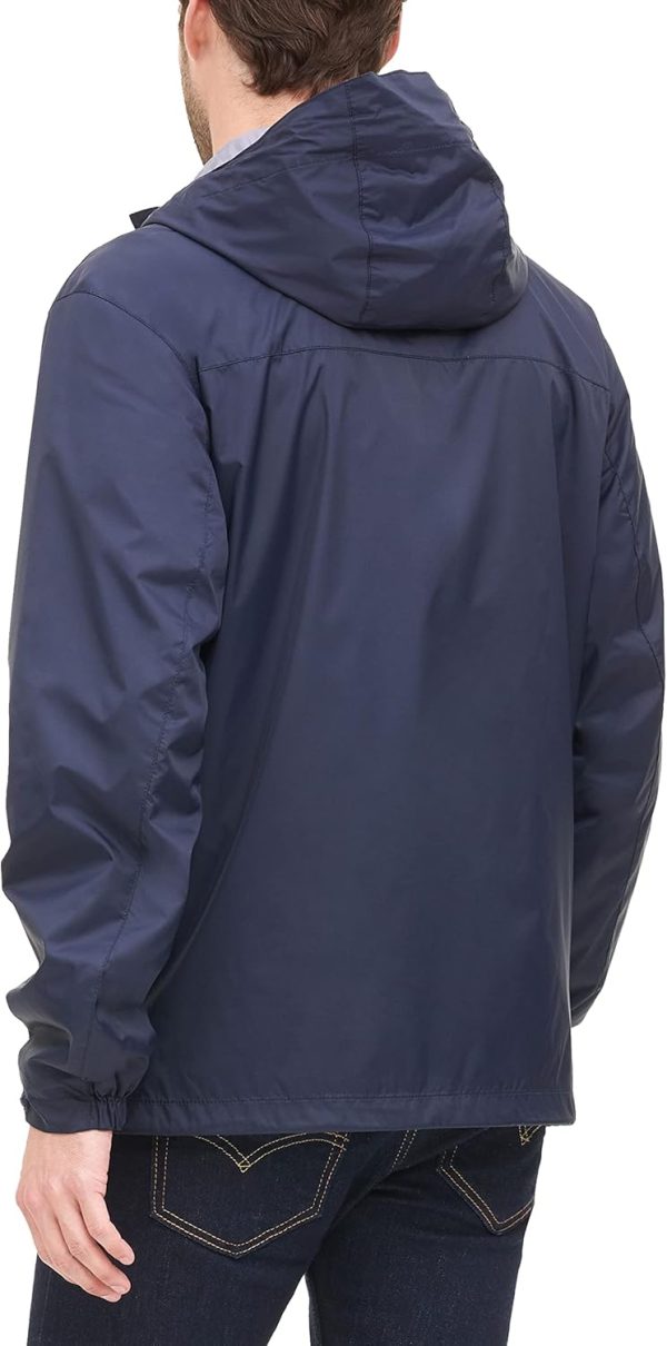 Tommy Hilfiger Men's Lightweight Breathable Waterproof Hooded Rain Jacket - Image 3