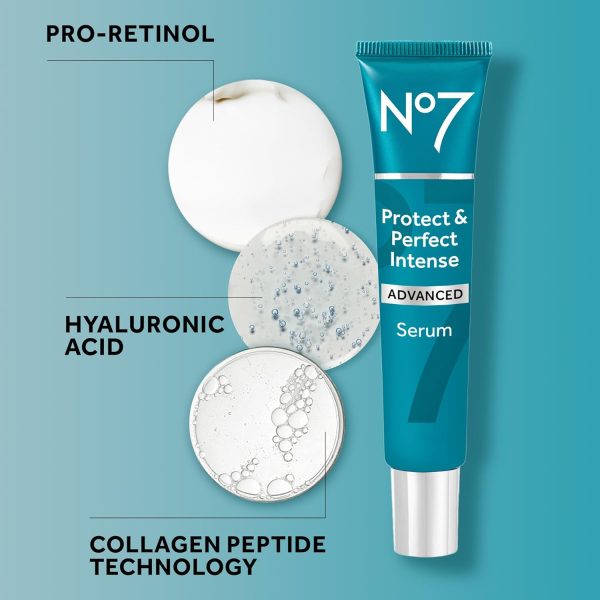 No7 Protect & Perfect Intense Advanced Serum - Anti-Aging Face Serum that - Image 5