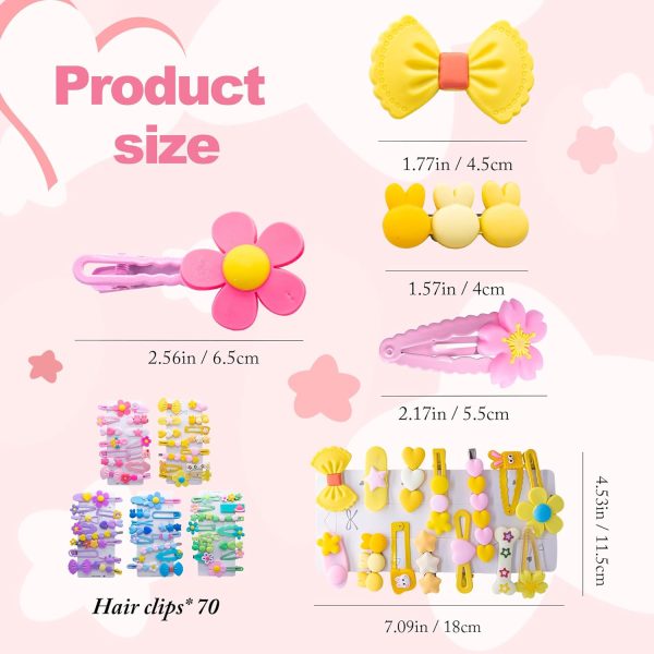 70PCS Girls Hair Clips and hair Accessories for Girls : Cute Toddler, Baby, - Image 2