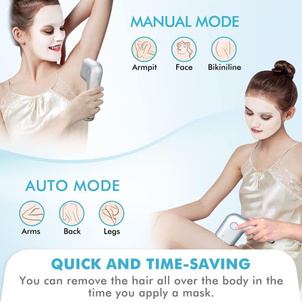 at-Home Hair Removal for Women and Men, DOPI Painless Hair Removal Device - Image 4